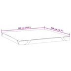 Coprimaterasso Bianco 180x200 cm Impermeabile