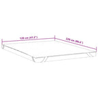 Coprimaterasso Bianco 120x220 cm Impermeabile