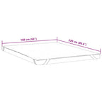 Coprimaterasso Bianco 160x220 cm Impermeabile