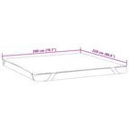 Coprimaterasso Bianco 200x220 cm Impermeabile