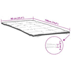 Coprimaterasso Bianco 90x190 cm