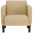 Divano Sedia con Braccioli Verde Grigio 54 cm Tessuto