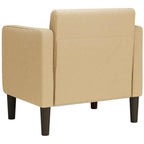 Divano Sedia con Braccioli Verde Grigio 54 cm Tessuto