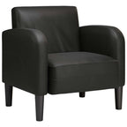 Divano Sedia con Braccioli Nero 54 cm in Similpelle