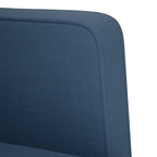 Divano Sedia con Braccioli Blu 53 cm in Tessuto