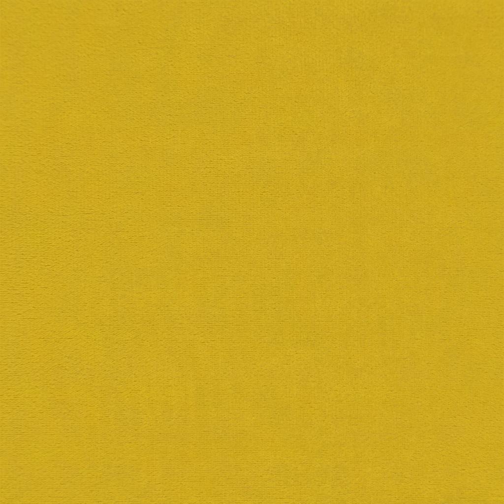 Divano Sedia con Braccioli Giallo 54 cm in Velluto