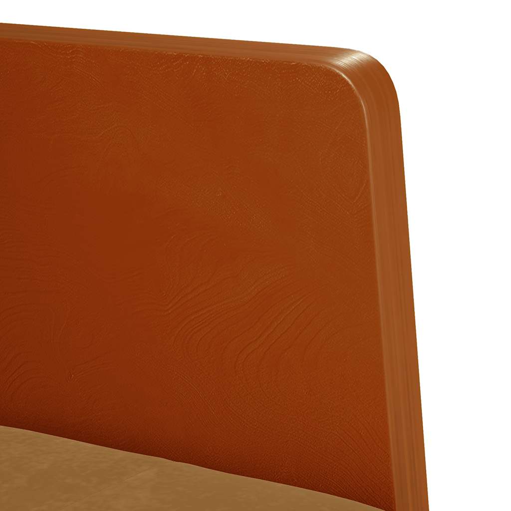 Divano Sedia con Braccioli Marrone 55 cm in Velluto