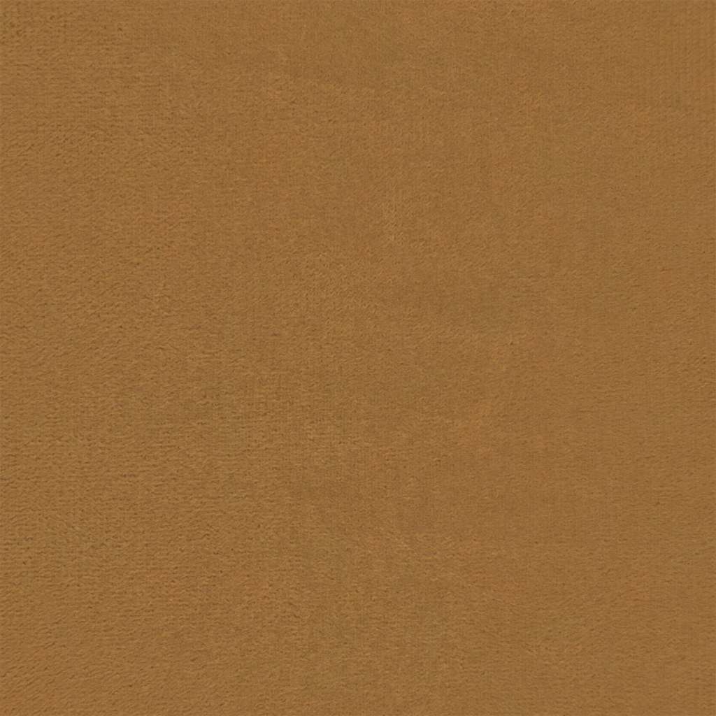 Divano Sedia con Braccioli Marrone 55 cm in Velluto