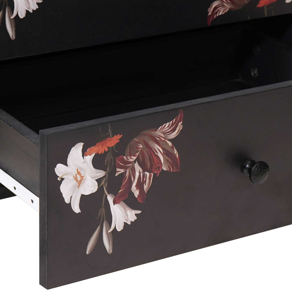 Comodino Multicolore 50 x 33 x 60 cm Legno di mango massello