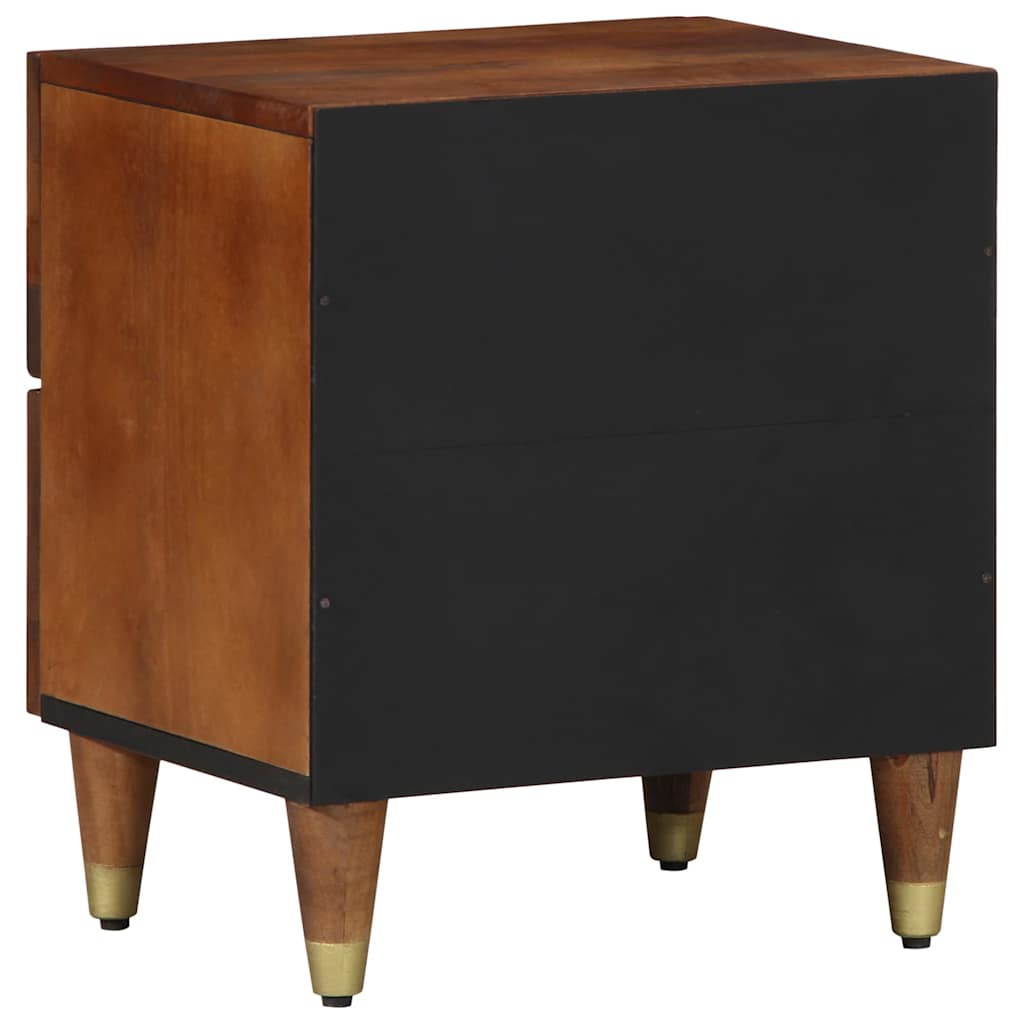 Armadio da Notte con cassetto Marrone miele 40 x 33 x 46 cm