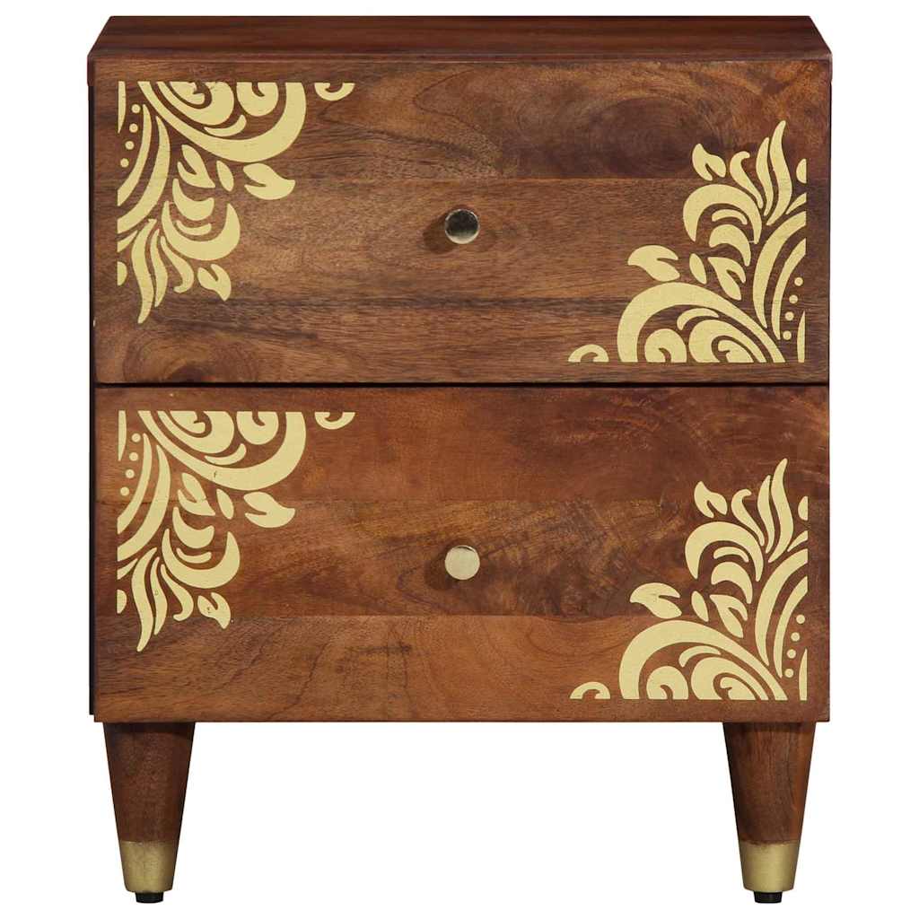 Armadio da Notte con cassetto Marrone miele 40 x 33 x 46 cm