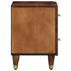 Armadio da Notte con cassetto Marrone miele 40 x 33 x 46 cm