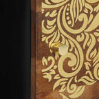 Tavolino da salotto Marrone miele 80 x 50 x 40 cm