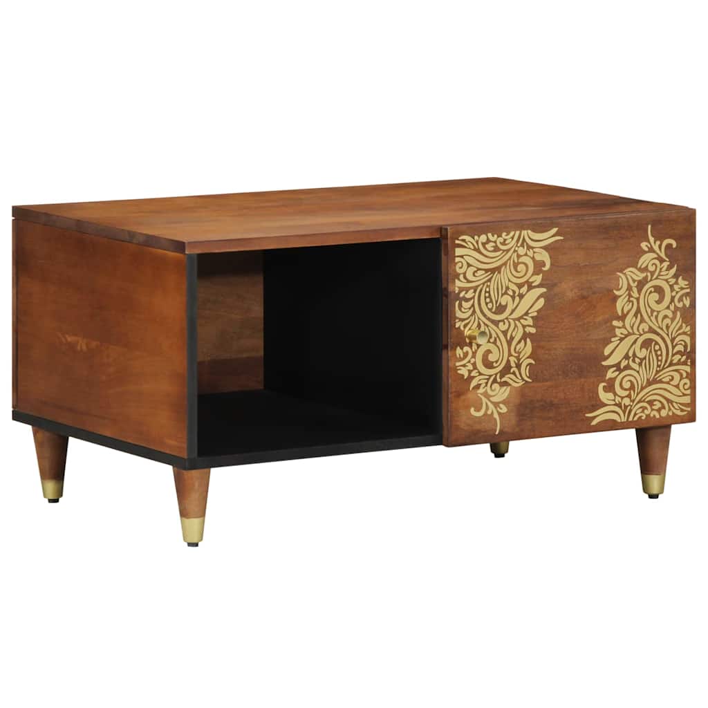 Tavolino da salotto Marrone miele 80 x 50 x 40 cm