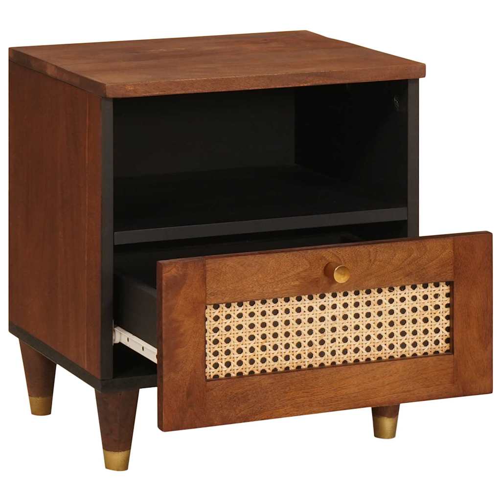 Armadio da Notte con cassetto Marrone 40 x 33 x 46 cm