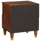 Armadio da Notte con cassetto Marrone 40 x 33 x 46 cm
