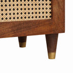 Comodini con cassetto 50 x 33 x 60 cm Legno di mango massello