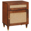Comodini con cassetto 50 x 33 x 60 cm Legno di mango massello