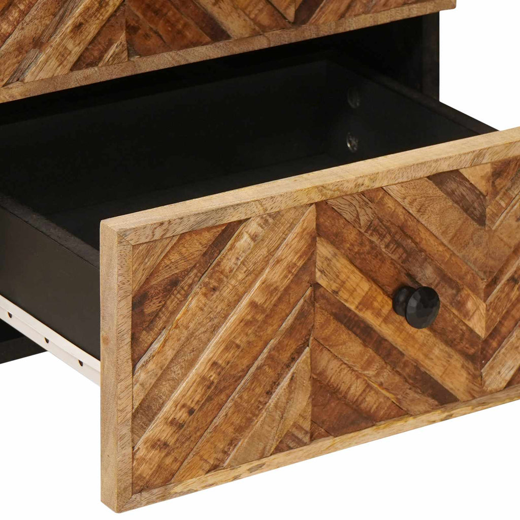 Comodino 2 pcs Marrone 40 x 33,5 x 46 cm