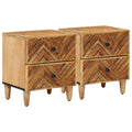 Comodino 2 pcs Marrone 40 x 33,5 x 46 cm