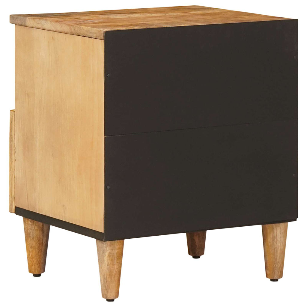 Comodino 2 pcs Marrone 50 x 33 x 60 cm Legno di mango massello