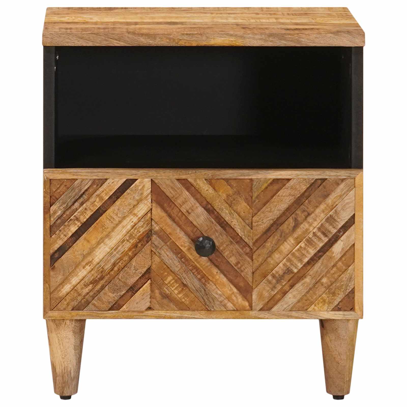 Comodino 2 pcs Marrone 50 x 33 x 60 cm Legno di mango massello