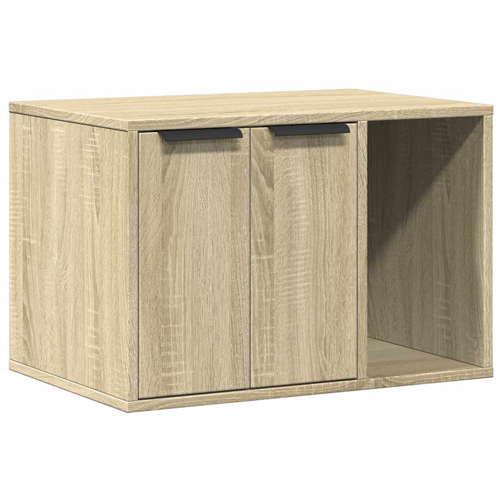 Recinto Lettiera Gatti Rovere Sonoma 60x40x40 cm in Truciolato