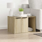 Recinto Lettiera Gatti Rovere Sonoma 60x40x40 cm in Truciolato