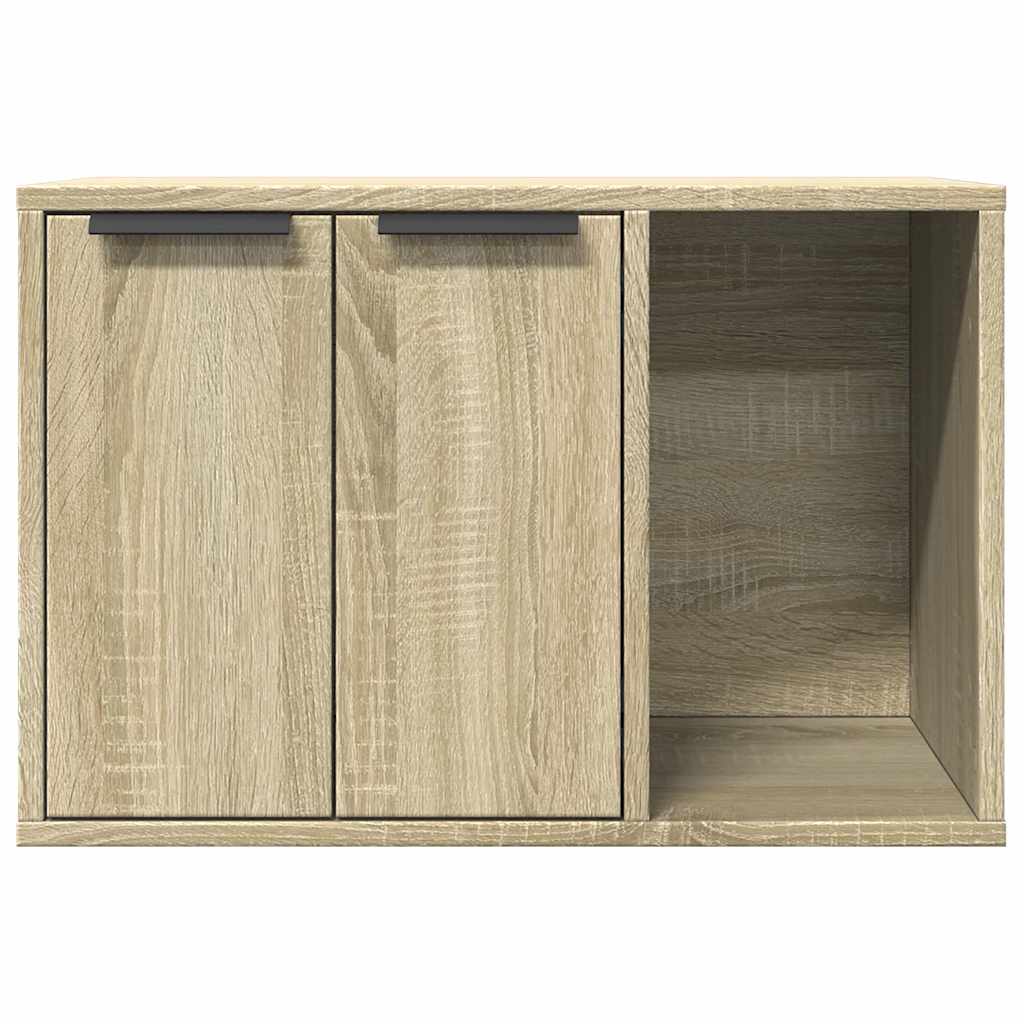Recinto Lettiera Gatti Rovere Sonoma 60x40x40 cm in Truciolato