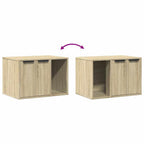 Recinto Lettiera Gatti Rovere Sonoma 60x40x40 cm in Truciolato