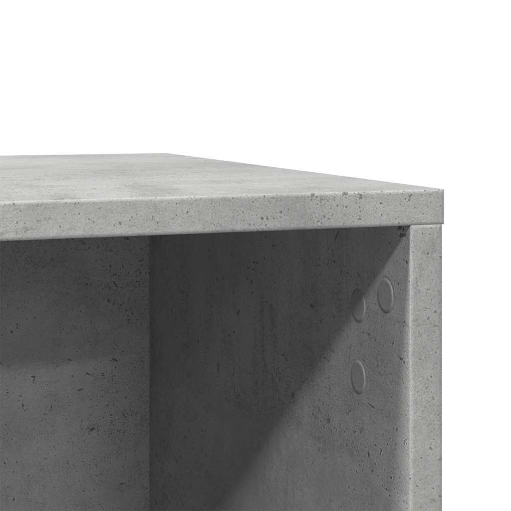 Recinto Lettiera Gatti Grigio Cemento 60x40x40 cm in Truciolato