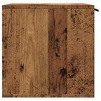 Recinto Lettiera Gatti Legno Vecchio 60x40x40 cm in Truciolato