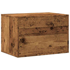 Recinto Lettiera Gatti Legno Vecchio 60x40x40 cm in Truciolato
