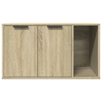 Recinto Lettiera Gatti Rovere Sonoma 80x50x45 cm in Truciolato