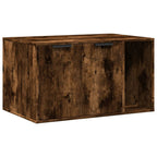 Recinto Lettiera Gatti Rovere Fumo 80x50x45 cm in Truciolato