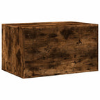 Recinto Lettiera Gatti Rovere Fumo 80x50x45 cm in Truciolato