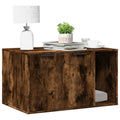 Recinto Lettiera Gatti Rovere Fumo 80x50x45 cm in Truciolato