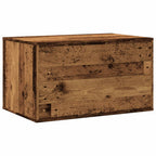 Recinto Lettiera Gatti Legno Vecchio 80x50x45 cm in Truciolato