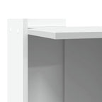 Recinto per Lettiera per Gatti Bianco 80x50x45 cm in Truciolato