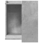 Recinto Lettiera Gatti Grigio Cemento 60x40x40 cm in Truciolato