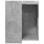 Recinto Lettiera Gatti Grigio Cemento 60x40x40 cm in Truciolato