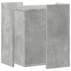 Recinto Lettiera Gatti Grigio Cemento 60x40x40 cm in Truciolato