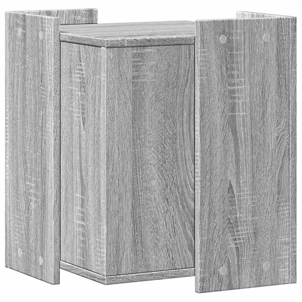 Recinto Lettiera Gatti Grigio Sonoma 60x40x40 cm in Truciolato