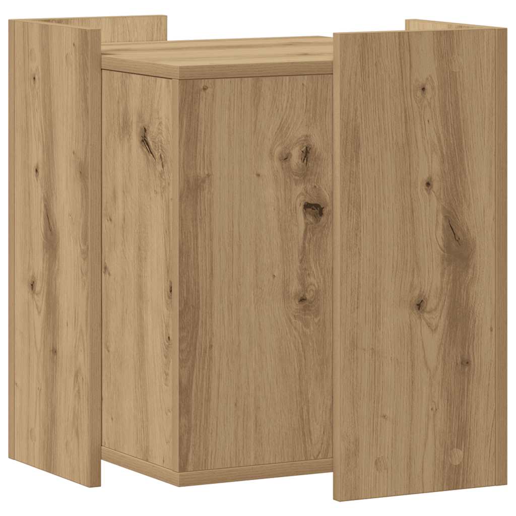 Recinto Lettiera Rovere Artigianale 42x42x51 cm in Truciolato