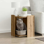 Recinto Lettiera Rovere Artigianale 42x42x51 cm in Truciolato