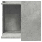Recinto Lettiera Gatti Grigio Cemento 53x53x51 cm in Truciolato