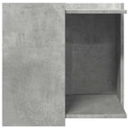 Recinto Lettiera Gatti Grigio Cemento 53x53x51 cm in Truciolato