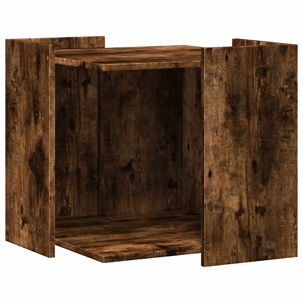 Recinto Lettiera Gatti Rovere Fumo 53x53x51 cm in Truciolato
