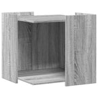 Recinto Lettiera Gatti Grigio Sonoma 53x53x51 cm in Truciolato