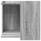 Recinto Lettiera Gatti Grigio Sonoma 53x53x51 cm in Truciolato